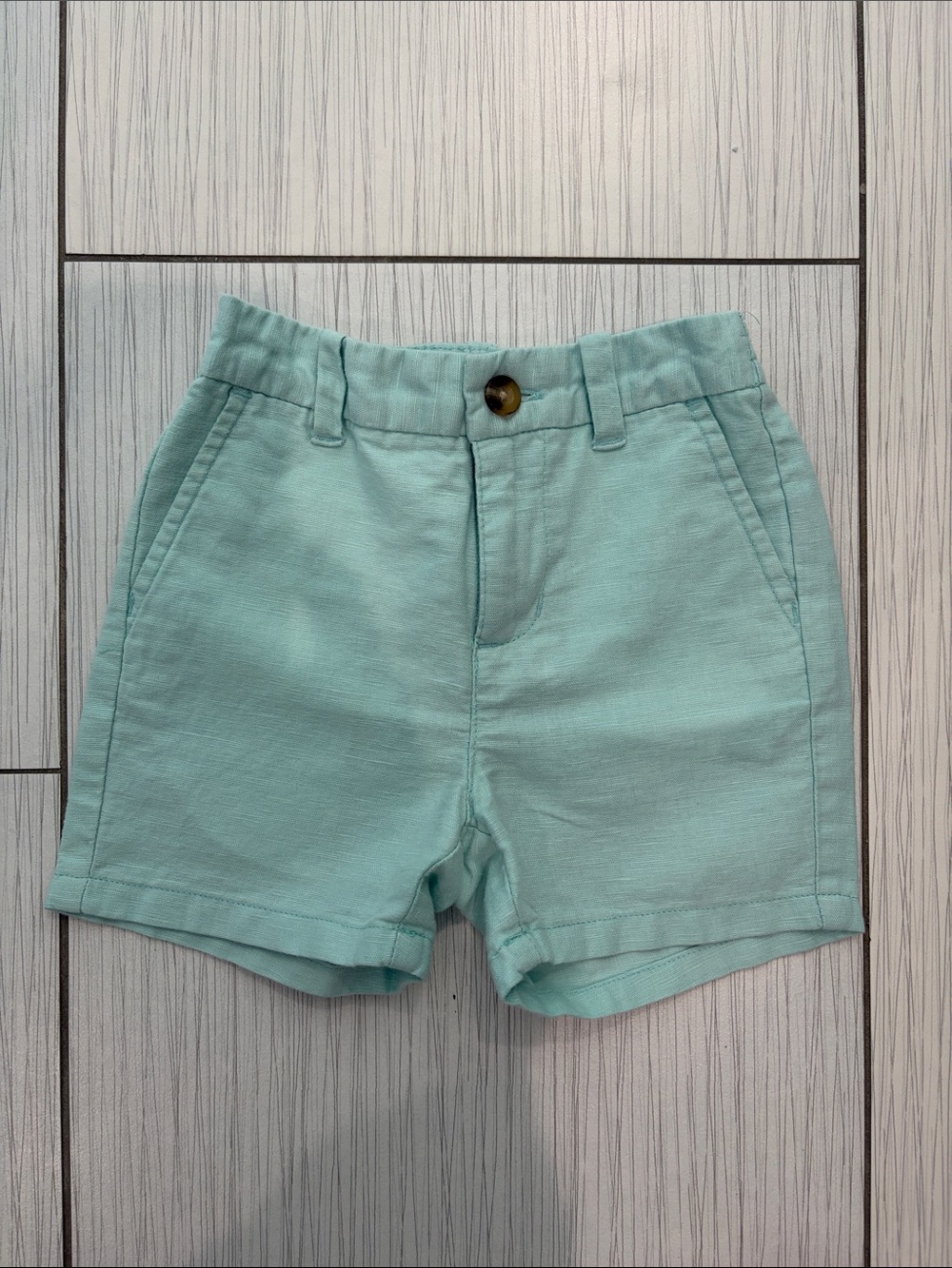 Janie and Jack Mint Green Toddler Shorts